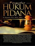 PENGANTAR HUKUM PIDANA
