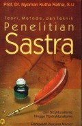 Teori, Metode, dan Teknik Penelitian Sastra Penelitian Sastra